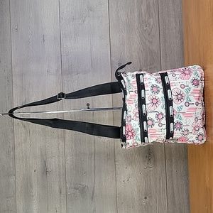 Lesportsac Pink Heart Crossbody Bag Shoulder Bag
